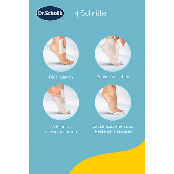 Fußmaske Socken ​mit Manuka-Honig (1 Paar) Scholl