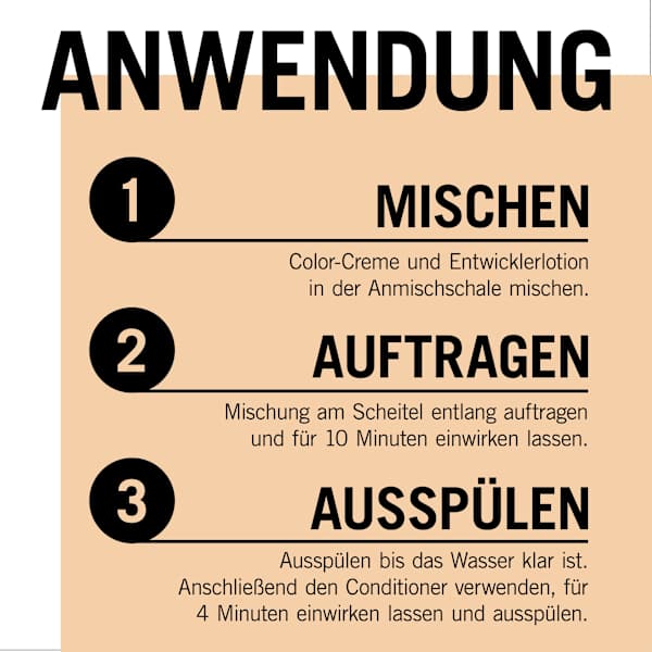 Ansatzset A1 Hell- bis Mittelbraun Schwarzkopf