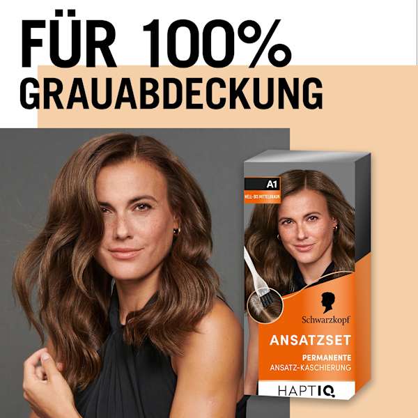 Ansatzset A1 Hell- bis Mittelbraun Schwarzkopf
