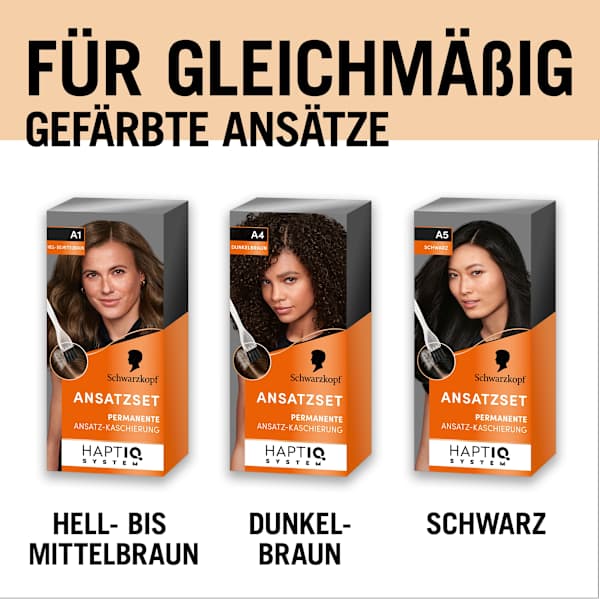 Ansatzset A2 Goldbraun Schwarzkopf