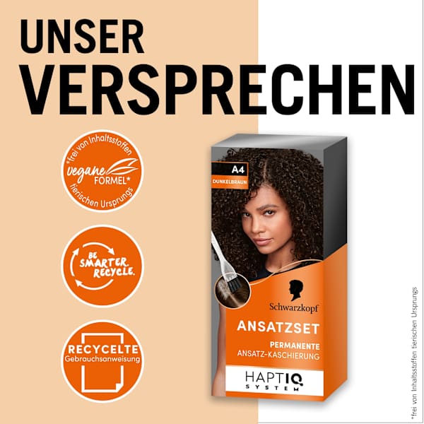 Ansatzset A4 Dunkelbraun Schwarzkopf