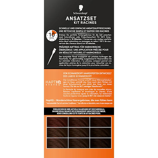 Ansatzset A4 Dunkelbraun Schwarzkopf