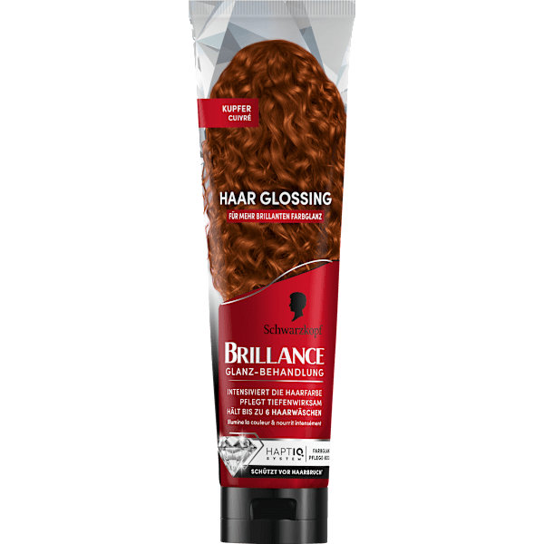 Farb-Glanzbehandlung Glossing Kupfer Schwarzkopf Brillance