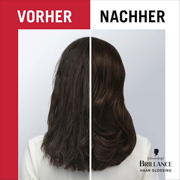 Farb-Glanzbehandlung Glossing Schokobraun Schwarzkopf Brillance