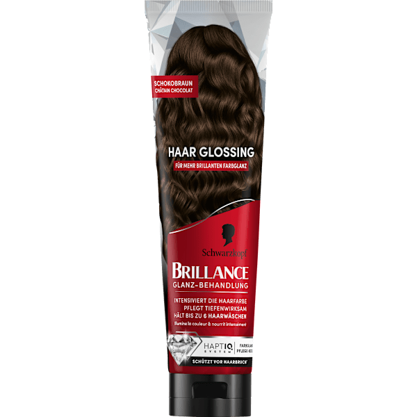 Farb-Glanzbehandlung Glossing Schokobraun Schwarzkopf Brillance