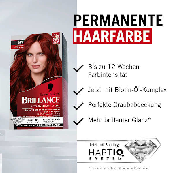 Haarfarbe 872 Intensivrot Schwarzkopf Brillance