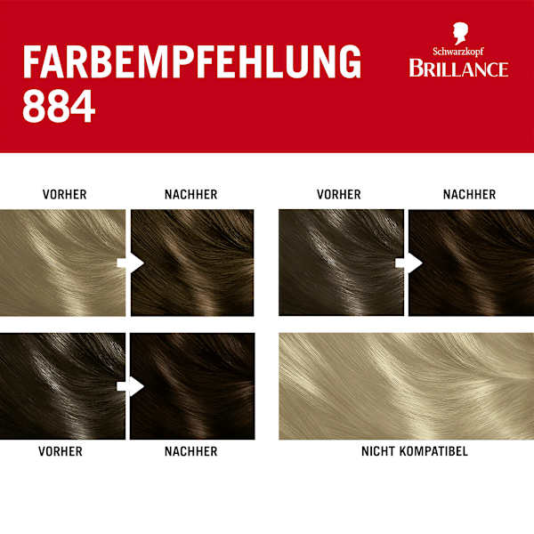Haarfarbe 884 Kakaobraun Schwarzkopf Brillance