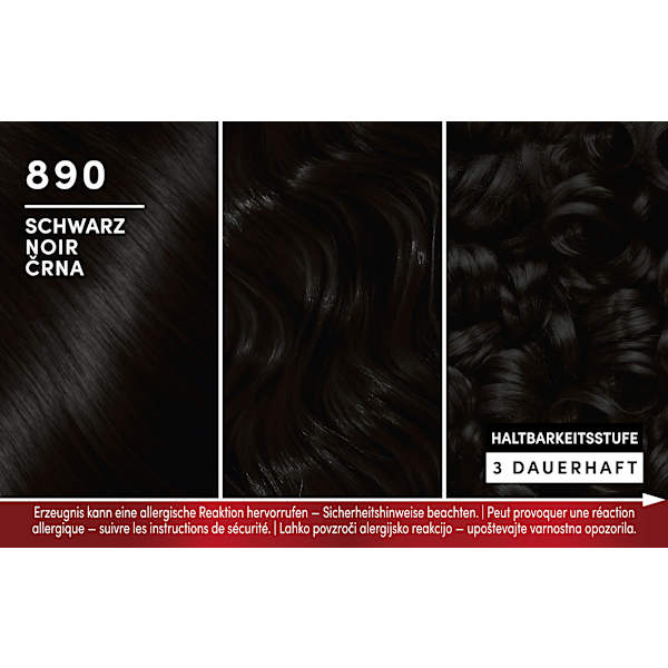 Haarfarbe 890 Schwarz Schwarzkopf Brillance