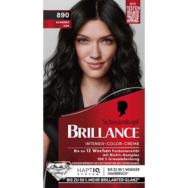 Haarfarbe 890 Schwarz Schwarzkopf Brillance