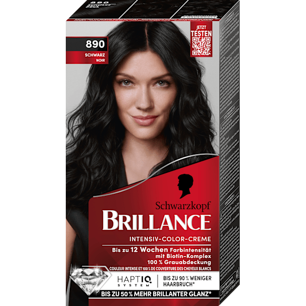 Haarfarbe 890 Schwarz Schwarzkopf Brillance