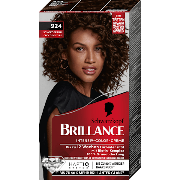 Haarfarbe 924 Schokobraun Schwarzkopf Brillance