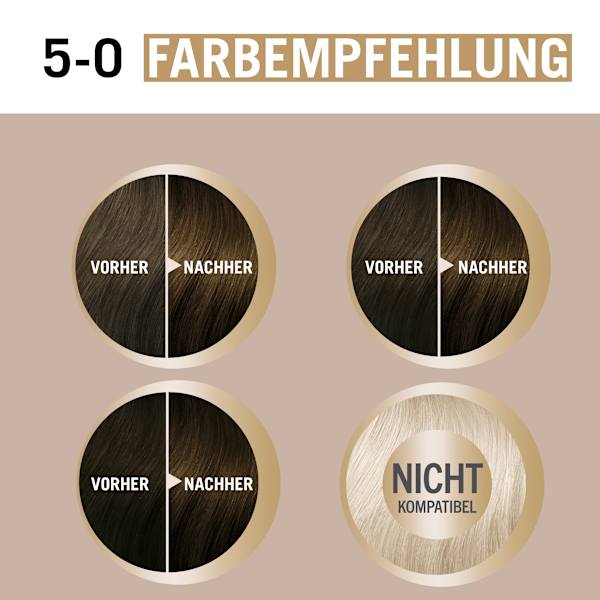 Haarfarbe 5-0 Natürliches Braun Schwarzkopf CREME SUPREME
