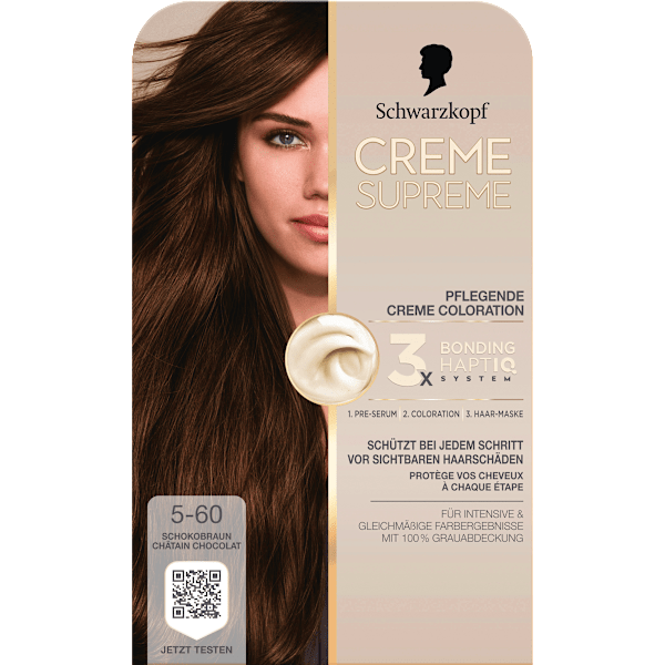 Haarfarbe 5-60 Schokobraun Schwarzkopf CREME SUPREME