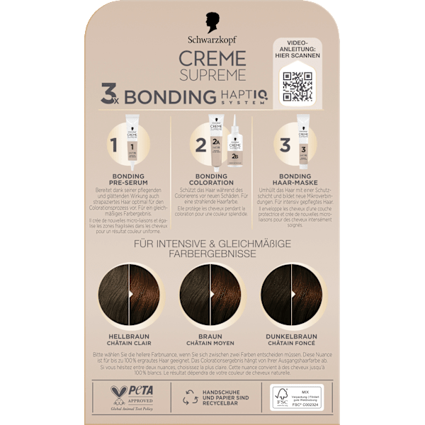 Haarfarbe 5-60 Schokobraun Schwarzkopf CREME SUPREME