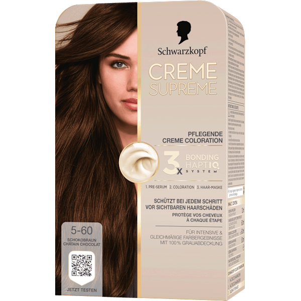 Haarfarbe 5-60 Schokobraun Schwarzkopf CREME SUPREME