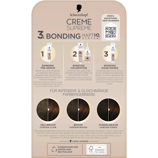 Haarfarbe 5-60 Schokobraun Schwarzkopf CREME SUPREME