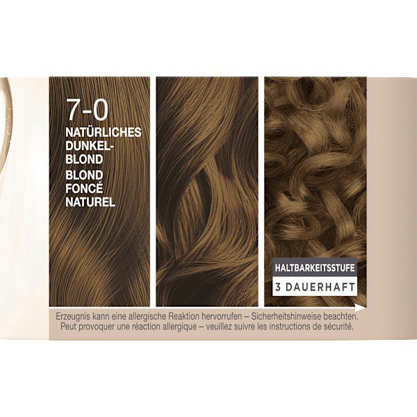 Haarfarbe 7-0 Natürliches Dunkelblond Schwarzkopf CREME SUPREME
