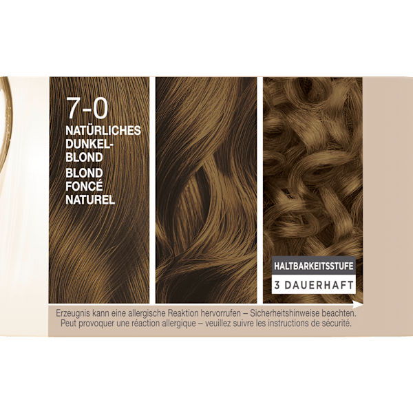 Haarfarbe 7-0 Natürliches Dunkelblond Schwarzkopf CREME SUPREME