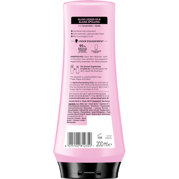 Conditioner Liquid Silk Schwarzkopf GLISS