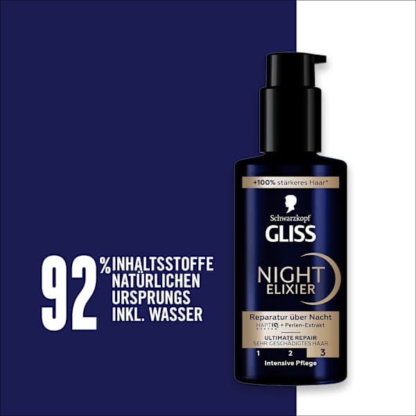 Haarkur Night Elixier Ultimate Repair Schwarzkopf GLISS