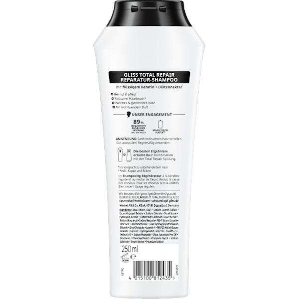 Shampoo Total Repair Schwarzkopf GLISS