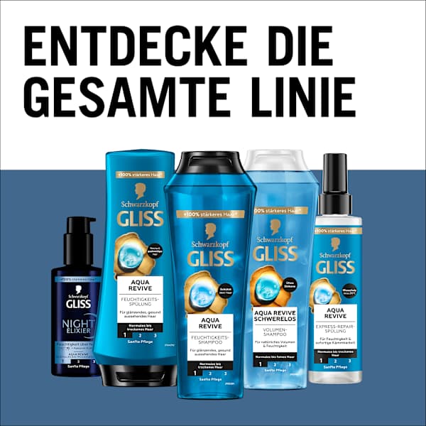 Sprüh-Conditioner Express-Repair Aqua Revive Schwarzkopf GLISS