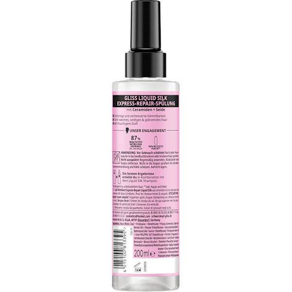 Sprüh-Conditioner Express-Repair Liquid Silk Schwarzkopf GLISS