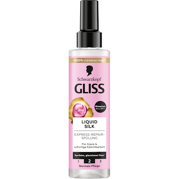 Sprüh-Conditioner Express-Repair Liquid Silk Schwarzkopf GLISS