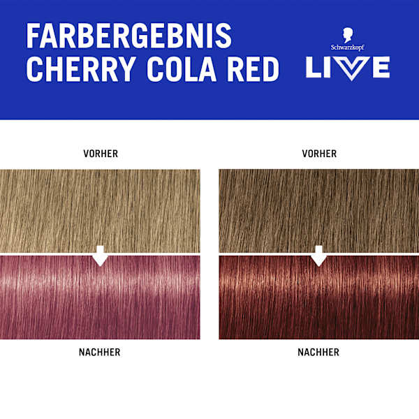 Farb-Glanzbehandlung Glossing Go Gloss, Cherry Cola Red Schwarzkopf LIVE