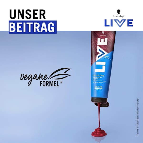 Farb-Glanzbehandlung Glossing Go Gloss, Cherry Cola Red Schwarzkopf LIVE
