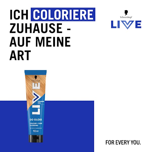Farb-Glanzbehandlung Glossing Go Gloss, Strawberry Soda Schwarzkopf LIVE