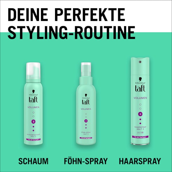 Föhn-Spray VOLUMEN Halt 3 Schwarzkopf taft