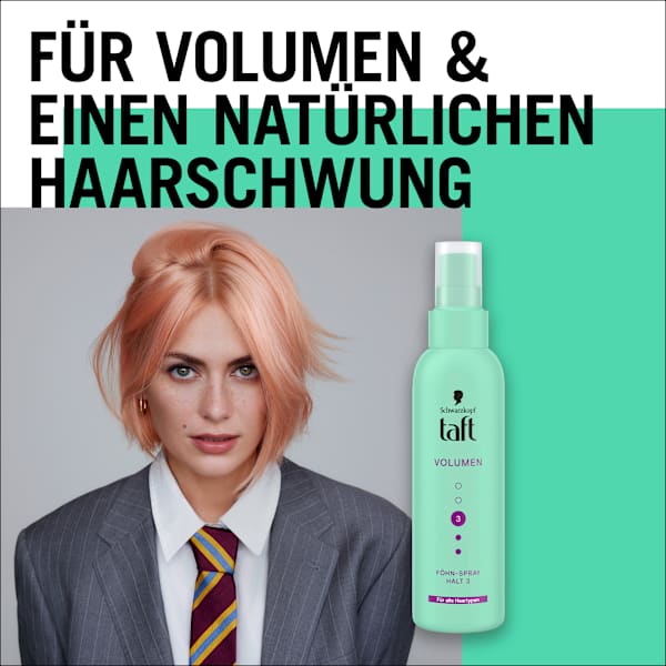 Föhn-Spray VOLUMEN Halt 3 Schwarzkopf taft