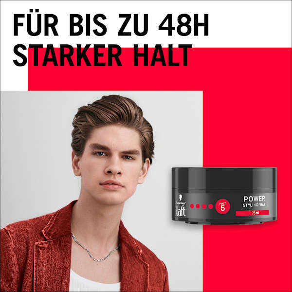 Haargel POWER Styling Wax Halt 5 Schwarzkopf taft