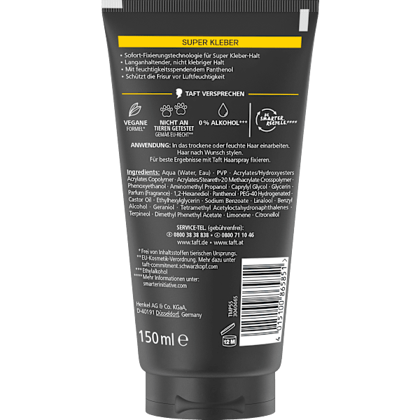 Haargel Super Kleber Schwarzkopf taft