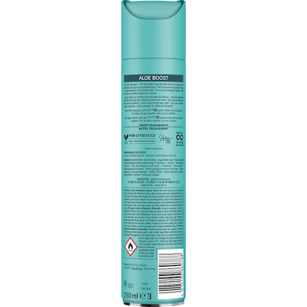 Haarspray Aloe Boost Schwarzkopf taft