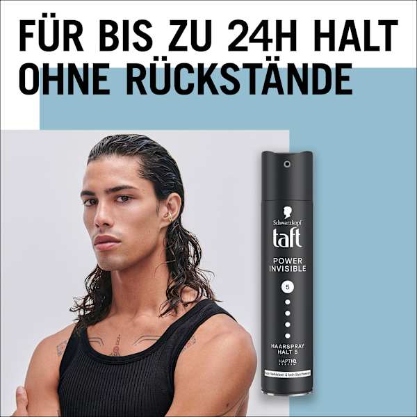 Haarspray POWER INVISIBLE Halt 5 Schwarzkopf taft