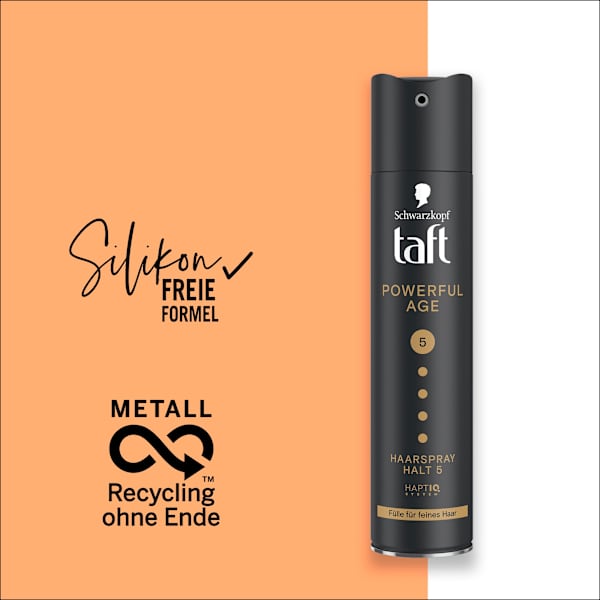 Haarspray POWERFUL AGE Halt 5 Schwarzkopf taft