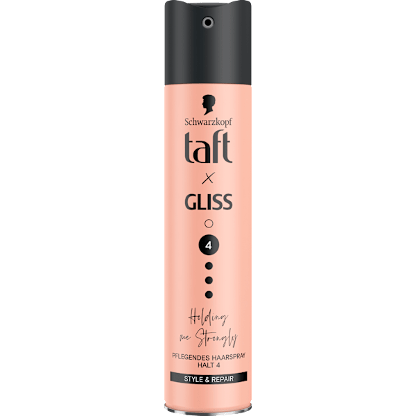 Haarspray taft x Gliss Holding me Strongly Schwarzkopf taft