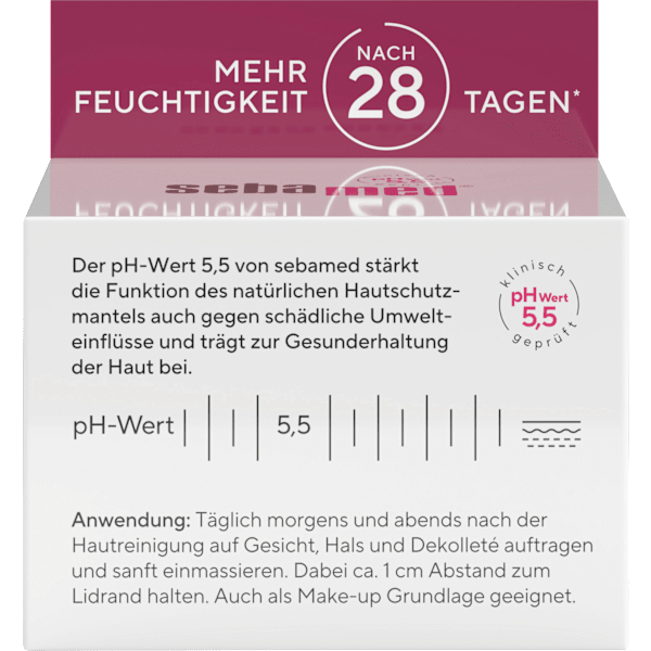 Anti Aging Gesichtscreme Q10 Aufbau sebamed