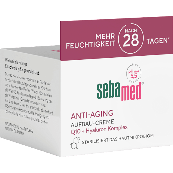 Anti Aging Gesichtscreme Q10 Aufbau sebamed