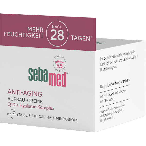 Anti Aging Gesichtscreme Q10 Aufbau sebamed