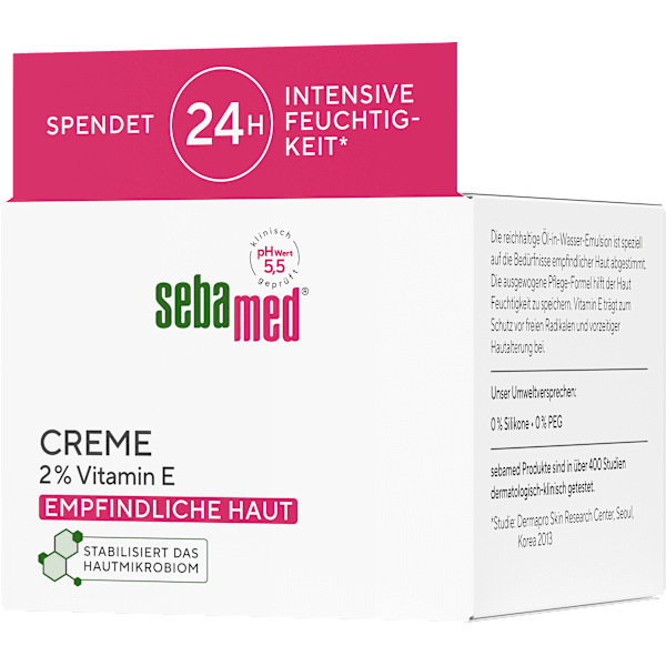 Feuchtigkeitscreme, 2% Vitamin E sebamed