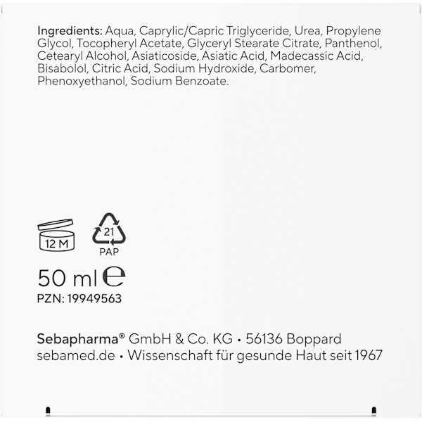 Gesichtscreme Akut Urea 5% sehr trockene Haut sebamed