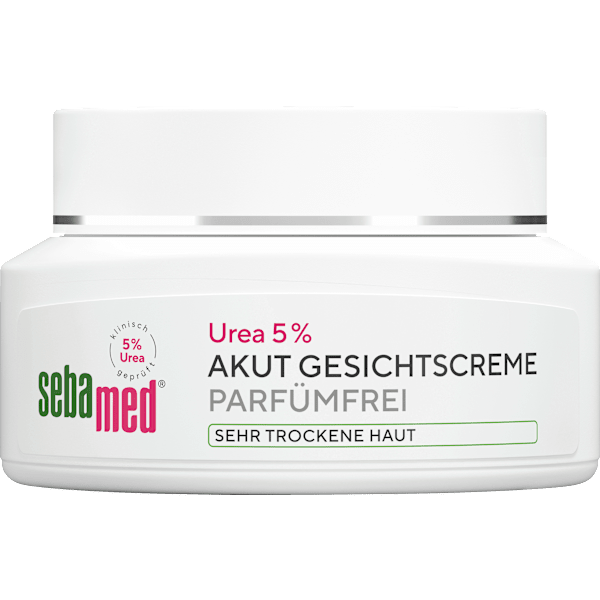 Gesichtscreme Akut Urea 5% sehr trockene Haut sebamed