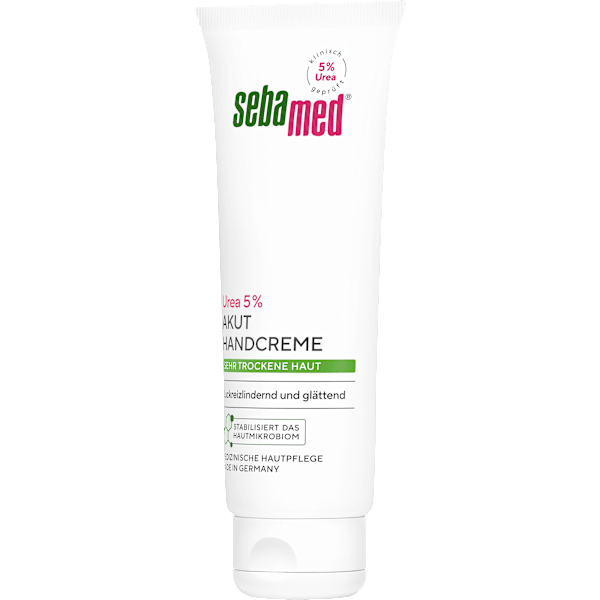 Handcreme trockene Haut Urea Akut sebamed