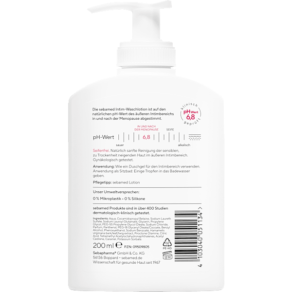 Intimpflege Waschlotion seifenfrei sebamed
