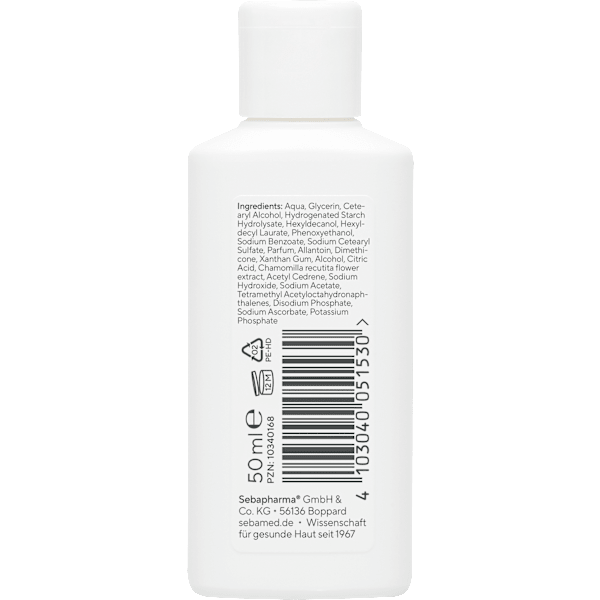 Körperlotion mit Kamillenextrakt & Allantoin, Reisegröße sebamed