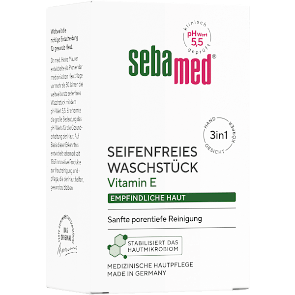 seifenfreies Waschstück sebamed