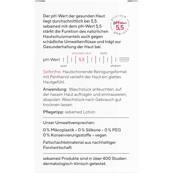 seifenfreies Waschstück sebamed